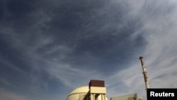 Irans' nuclear power plant in the southern port city of Bushehr, built with Russia's help