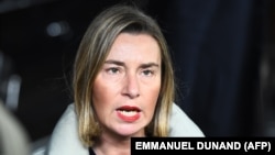 EU foreign-policy chief Federica Mogherini said that "the European Union has always stressed, as we did it again, that the full implementation of international obligations and commitments by Azerbaijan is vital to us." 