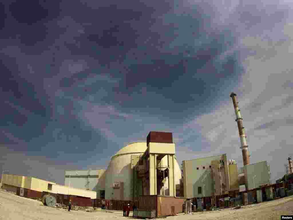 A general view of the Bushehr nuclear power plant, some 1,200 kilometers south of Tehran, on October 26. Iran has &nbsp;begun loading fuel&nbsp; into the core of its first nuclear power plant, one of the last steps to realizing its stated goal of becoming a peaceful nuclear power, state-run Press TV reported. Photo by Mohammad Babaie for Reuters/IRNA