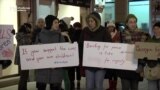 Georgians Show Support For Victims Of Aleppo
