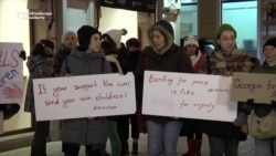 Georgians Show Support For Victims Of Aleppo