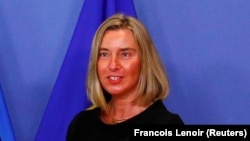 ფედერიკა მოგერინი. ბრიუსელი, 5 ივლისი, 2019.