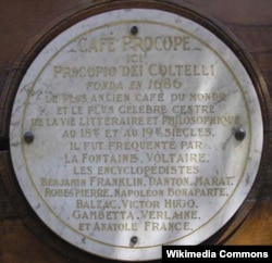 Caffé Procope, Paris