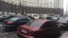 Вулиця Грушевського в Києві заблокована власниками машин з іноземною реєстрацією