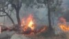 Wildfires in the forests of Khaeiz, southwest Iran. May 29, 2020