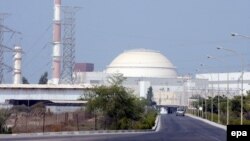 Pamje e një pjese të centralit atomik iranian Bushehr