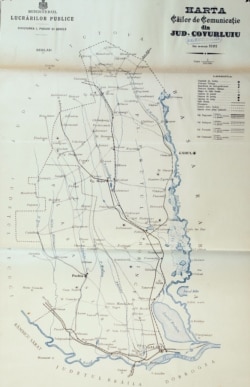 Județul Covurlui: căile de comunicație la 1897