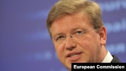 EU Commissioner for Enlargement and Neighborhood Policy Stefan Fuele (file photo)