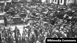 Ruski zarobljenici nakon Bitke kod Tanenberga