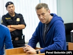 Алексей Навальный в Симоновском суде Москвы. 24 июля 2019 года