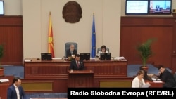 Скопје-Премиерот Зоран Заев на пленарна седница во Парламент, 26.06.2019