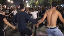 Dancing In The Streets Of Belgrade Following Two Nights Of Violent Protests