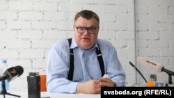 Viktar Babaryka, în conferința de presă susținută pe 11 iunie 2020