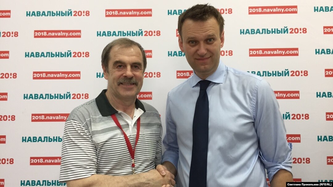 Валентин Болдышев (слева) и Алексей Навальный