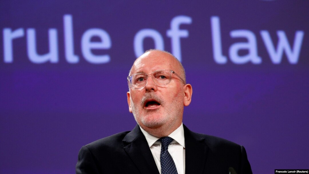 Vicepreședintele Comisiei Europene Frans Timmermans 