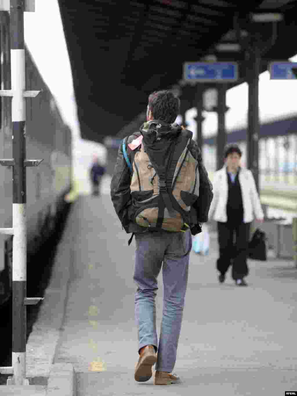 Serbia - Belgrade railway station, ilustrative photo, 22Apr2010. 