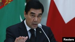 Türkmenistanyň prezidenti Gurbanguly Berdimuhamedow.