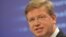EU Commissioner for Enlargement and Neighborhood Policy Stefan Fuele (file photo)