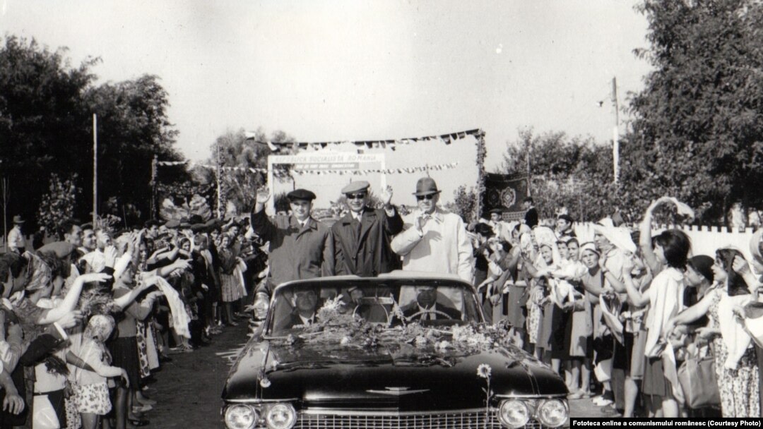 Vizita lui Ceaușescu la Făurei