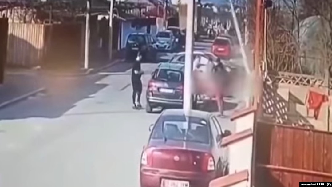 Momentul accidentului (captură video)