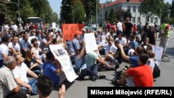 Demonstranti su tražili da ministar Dane Malešević podnese ostavku