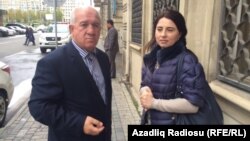 Maşallah Əhmədov və vəkili Günay Hacıyeva