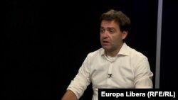 Nicu Popescu în cursul interviului cu Europa Liberă