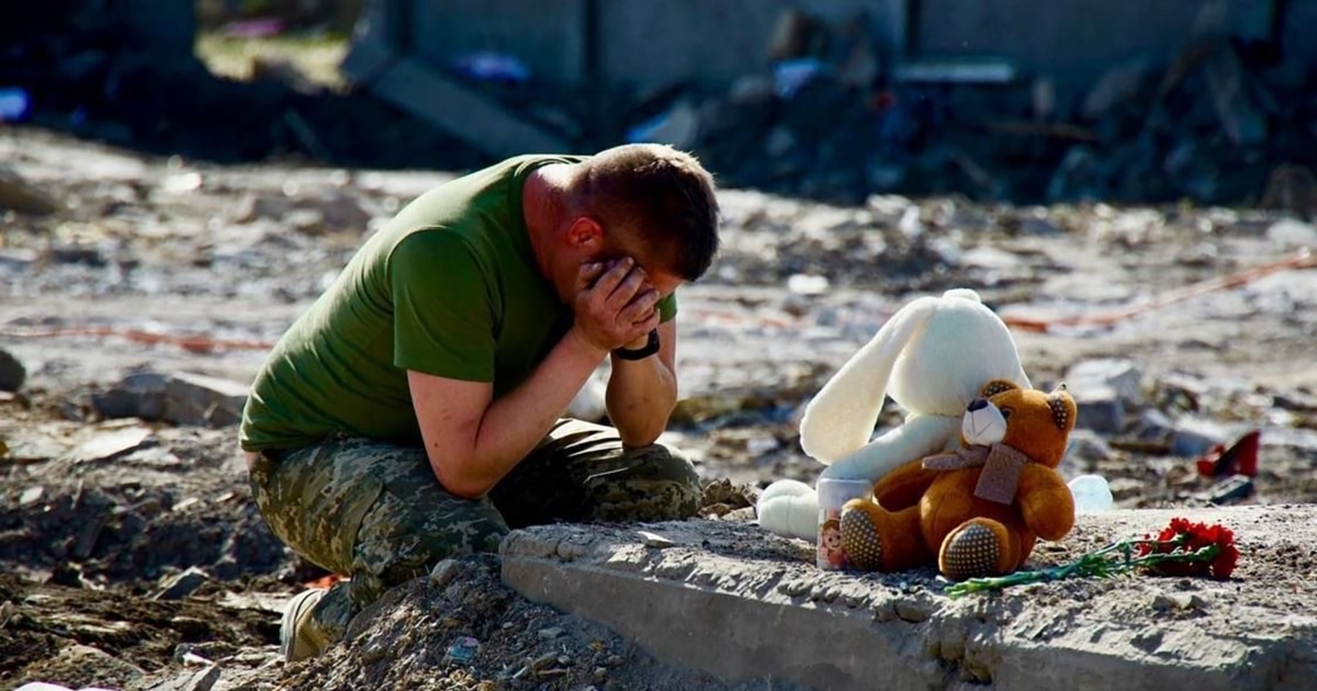Russian Missile Strike On Ukrainian Village Kills Almost Entire Family
