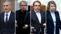 Подуправителят на БНБ Андрей Гюров, Тошко Йорданов от ИТН, Асен Василев от ПП-ДБ и Наталия Киселова от БСП