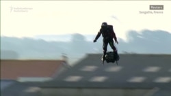 English Channel Crossed On Jet-Powered Hoverboard