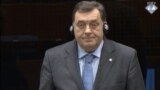 Milorad Dodik na suđenju Ratku Mladiću, 2015.