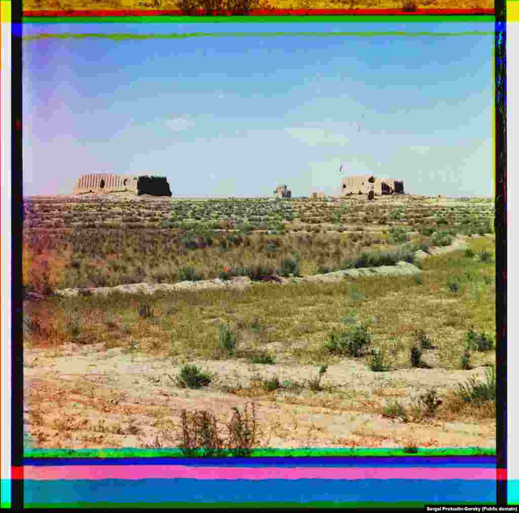 Ruinele din Merv, lângă Bayramaly. Așezarea antică, a fost la un moment dat cel mai mare oraș din lume, cu o populație estimată la aproximativ 500.000 de oameni. &nbsp;