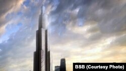 Sky Cityның компьютерда ясалган моделе
