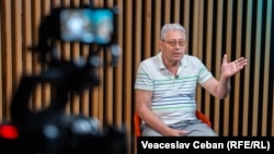 Președintele PL, fostul președinte al Parlamentului și președinte interimar, Mihai Ghimpu, în studioul Europei Libere