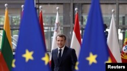 Francuski predsjednik Emmanuel Macron na samitu lidera EU u Briselu, 30. juni, 2019. 
