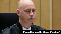 Presiding judge Hendrik Steenhuis in court on March 9