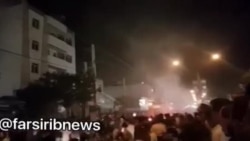 انفجار و آتش‌سوزی در یک فروشگاه بزرگ در خیابان نصر شیراز