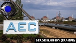 Volodimir Zelenski a cerut noi sancțiuni împotriva Rusiei, care să „blocheze industria nucleară rusă”. Centrala nucleară Zaporojie din Enerhodar, în sud-estul Ucrainei, văzută pe 1 mai 2022.