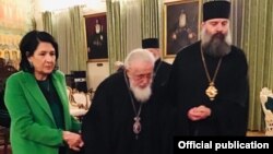 პრეზიდენტისა და პატრიარქის შეხვედრა