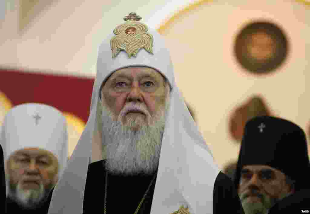 Kyiv Metropolitan Filaret also took part in the ceremonies.