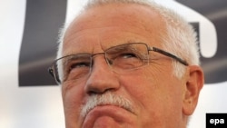 Czech President Vaclav Klaus.