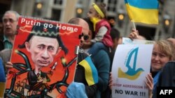 Ілюстраційне фото. Акція протесту проти агресії Росії, що відбулася наприкінці травня у Німеччині