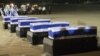 The coffin of the five Israelis who were killed during the terror attack in Sarafovo airport, Burgas