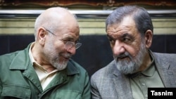 د ایران د امنیت د ملي شورا منشي محسن رضايي او د ایران د پارلمان مشر محمدباقر قالیباف