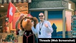 Кірыл Плышэўскі ў Швайцарыі ў 2025 годзе