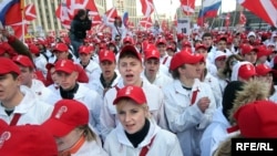 A Nashi rally in Moscow