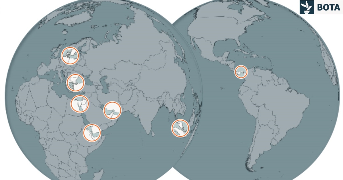 Pikat kyç të botës për naftën