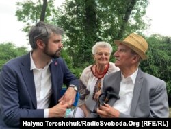 Олександр Колянчук, його дружина Лідія і Антон Дробович