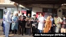 گروهی از داکتران چشم در ولایت جوزجان