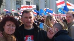 2007 год. Ганна Шапуцька з мужам Віктарам на Дні Волі